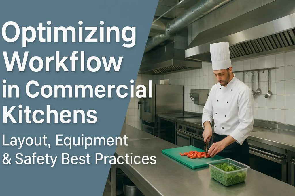 Optimizing Workflow in Commercial Kitchens: Layout, Equipment & Safety Best Practices