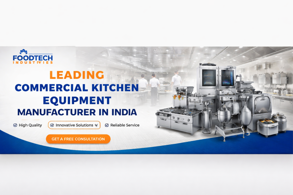 Leading Commercial Kitchen Equipment Manufacturer in India: Powering Modern Food Businesses