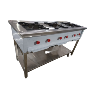 Three Burner Gas Range - Commercial Kitchen Equipment
