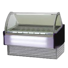 Display Counter Curve Glass - Commercial Kitchen Equipment - Image 2