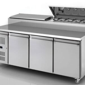 Pizza Makeline/Preparation Counter - Pizza Oven